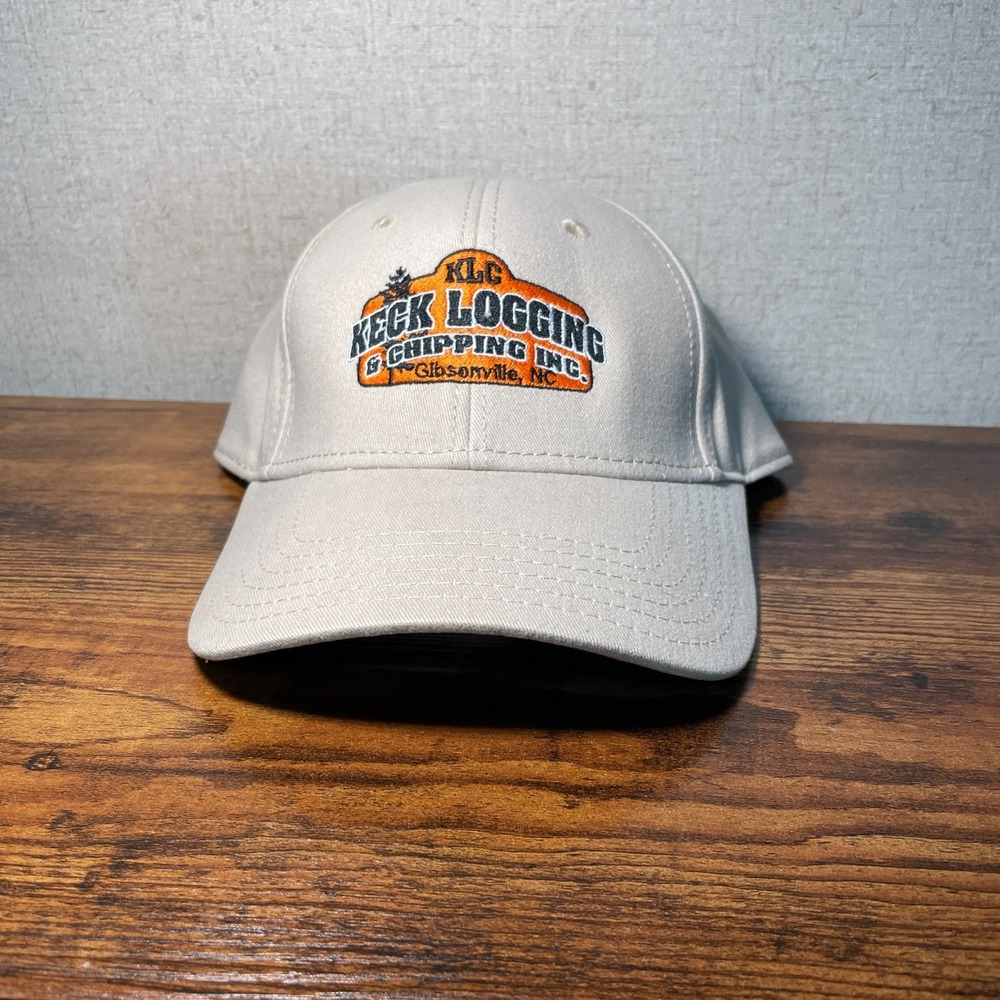 Keck Logging & Chipping Inc Gibsonville NC Khaki Trucker Hat OTTO